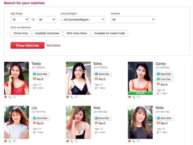 Asian Lady Online Girls